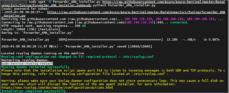Screen shot of the workspace